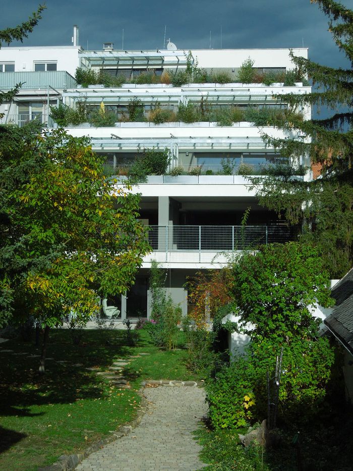 Garten und Dachterrasse