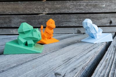 Pokémon-Figuren aus dem 3D-Drucker
