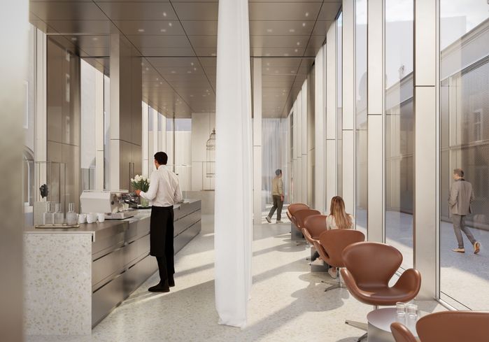 Festspielzentrum Pavillon Innen / Rendering