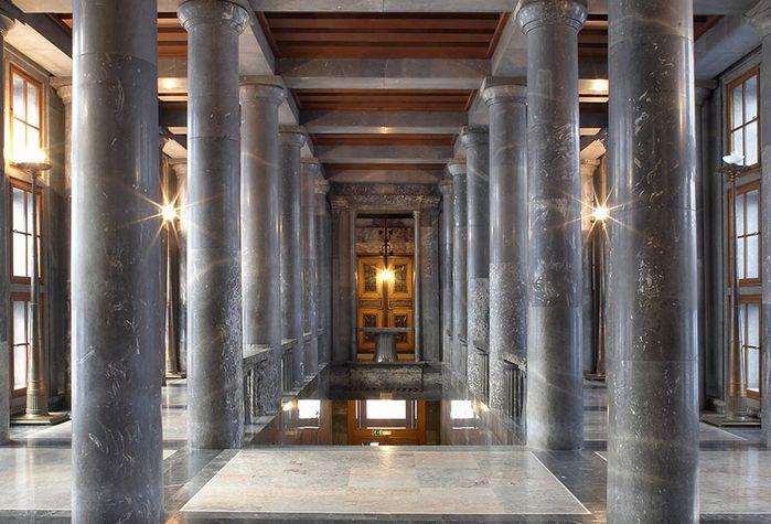 Jože Plečnik, National- und Universitäts­bibliothe (1941), Ljubljana