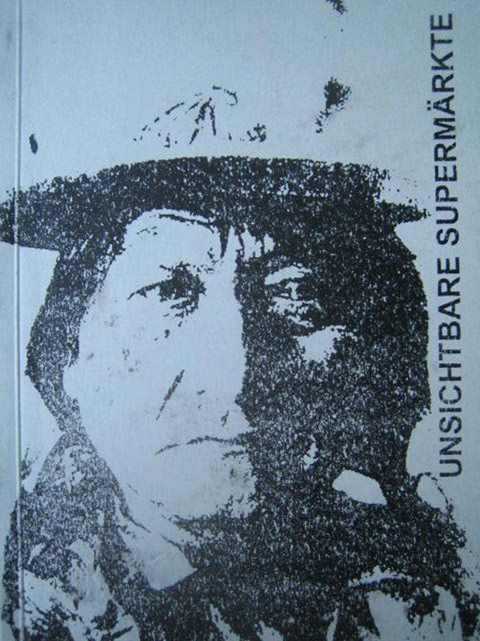 Referenzbild Wolfgang Pöschl: Buchcover „Unsichtbare Supermärkte“ (Tatanka Yotanka)