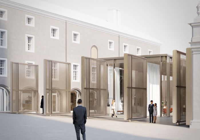 Festspielzentrum Pavillon Außen / Rendering