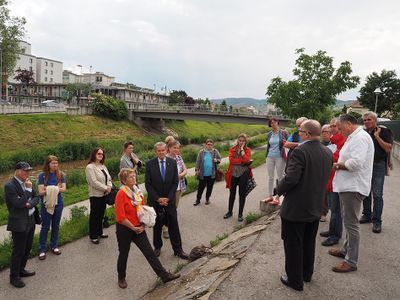 Gestalteter Hochwasserschutz 3