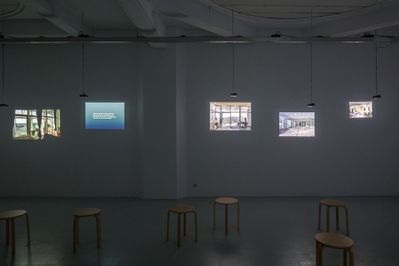 Blick in die Ausstellung "lacaton & vassal - inhabiting: pleasure and luxury for everyone" im aut – © Günter Richard Wett