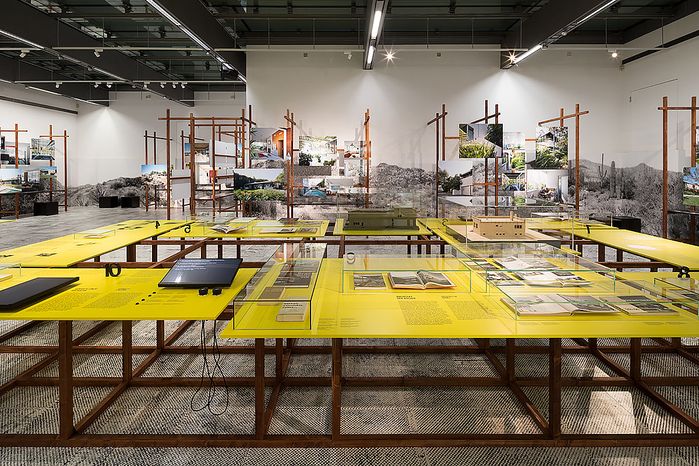 Ausstellungsansicht: Richard Neutra. Wohnhäuser für Kalifornien, Wien Museum MUSA, 2020