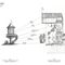 Gartenstruktur – folie, 1850 vs. Aussichtsturm – folie, 2019