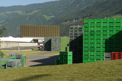 TEXEL – Hochregallager Obstgenossenschaft Naturns, 2012, © Manfred Alois Mayr