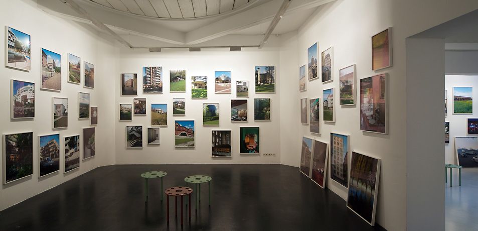 Blick in die Ausstellung im aut